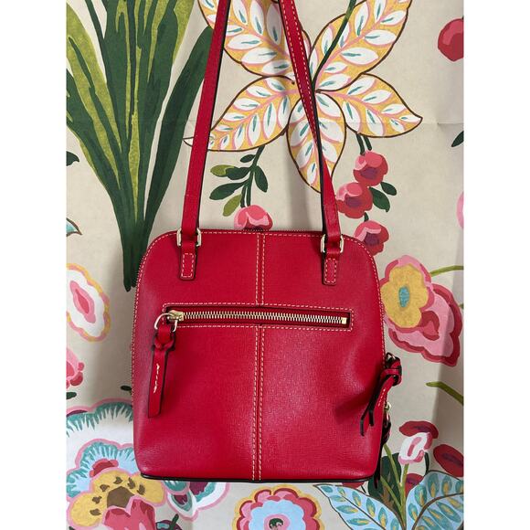 Dooney & Bourke Red Trixie Dome Crossbody Bag - Picture 2 of 8